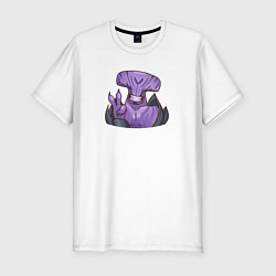 Футболка slim-fit Персонаж Dota 2, цвет: белый