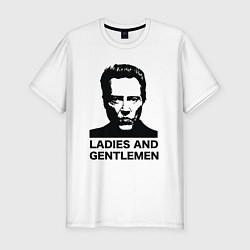 Футболка slim-fit Кристофер Уокен, цвет: белый