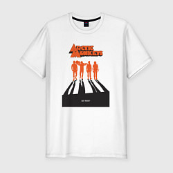 Футболка slim-fit Arctic monkeys got rock, цвет: белый