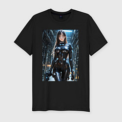 Футболка slim-fit Шинохира Рейка Gantz O, цвет: черный
