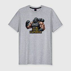 Мужская slim-футболка За императора Warhammer 40k