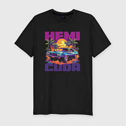 Футболка slim-fit Hemi Cuda, цвет: черный