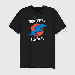 Футболка slim-fit Thundering forward, цвет: черный