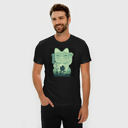 Футболка slim-fit Neko Turbo Granny Dandadan, цвет: черный — фото 2