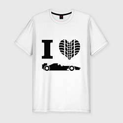 Мужская slim-футболка Формула 1