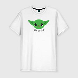 Мужская slim-футболка Ребёнок Йода
