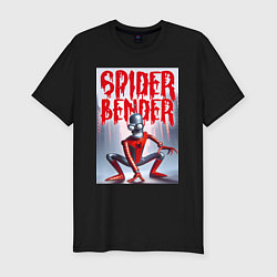 Мужская slim-футболка Spider Bender - ai art collab