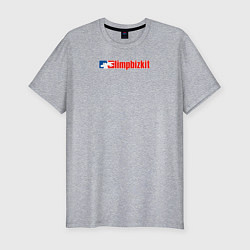Футболка slim-fit Limp Bizkit минималистик, цвет: меланж