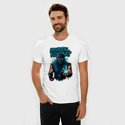 Футболка slim-fit Sub-zero graffiti, цвет: белый — фото 2