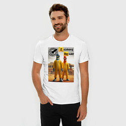 Футболка slim-fit Doctor Zoidberg and robot Bender - Breaking bad, цвет: белый — фото 2