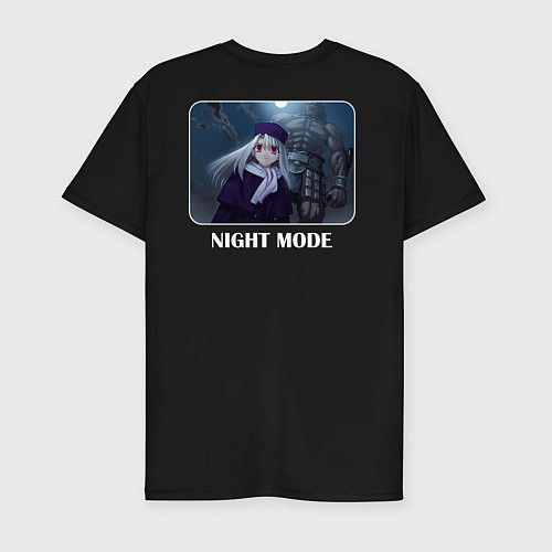 Мужская slim-футболка Иллия Дневной и Ночной режимы Fate / Черный – фото 2