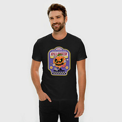 Футболка slim-fit Zombie halloween, цвет: черный — фото 2