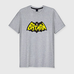 Мужская slim-футболка Batman old classic