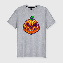 Футболка slim-fit Ghost pumpkin, цвет: меланж