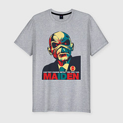 Футболка slim-fit Iron Maiden, цвет: меланж