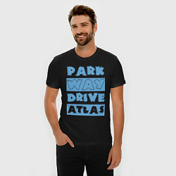 Футболка slim-fit Park Way Drive Atlas, цвет: черный — фото 2