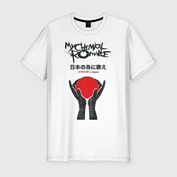 Мужская slim-футболка My Chemical Romance: Japan