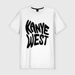 Футболка slim-fit Kanye West, цвет: белый