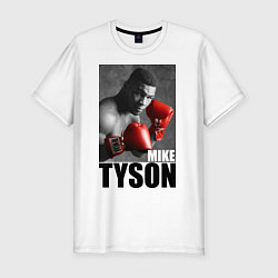Мужская slim-футболка Mike Tyson