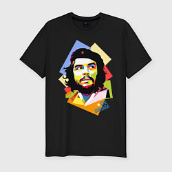 Мужская slim-футболка Che Guevara Art