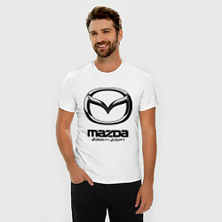 Футболка slim-fit Mazda Zoom-Zoom, цвет: белый — фото 2