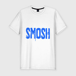 Футболка slim-fit Smosh, цвет: белый