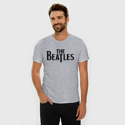 Футболка slim-fit The Beatles, цвет: меланж — фото 2