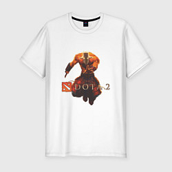 Футболка slim-fit Dota 2: Juggernaut, цвет: белый