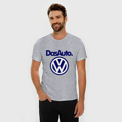 Футболка slim-fit Volkswagen Das Auto, цвет: меланж — фото 2