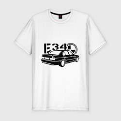 Мужская slim-футболка BMW 5 e34