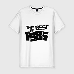 Футболка slim-fit The best of 1985, цвет: белый