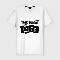 Футболка slim-fit The best of 1969, цвет: белый