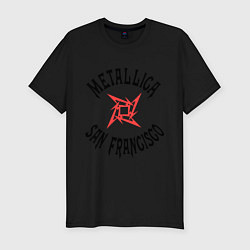 Мужская slim-футболка Metallica: San Francisco