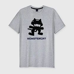 Мужская slim-футболка Monstercat
