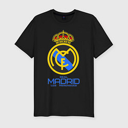 Футболка slim-fit Real Madrid, цвет: черный