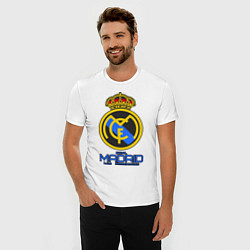 Футболка slim-fit Real Madrid, цвет: белый — фото 2