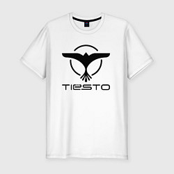 Футболка slim-fit Tiesto, цвет: белый