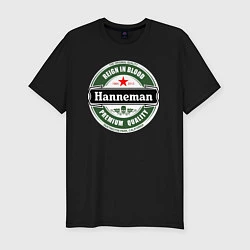 Мужская slim-футболка Hanneman