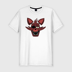 Футболка slim-fit Foxy FNAF, цвет: белый