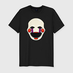Футболка slim-fit Puppet FNAF Марионетка, цвет: черный