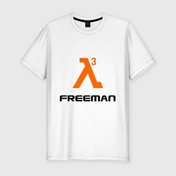 Мужская slim-футболка HL3: Freeman