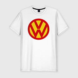 Мужская slim-футболка Super Volkswagen