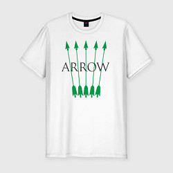 Футболка slim-fit Green Arrow, цвет: белый