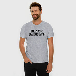 Футболка slim-fit Black Sabbath, цвет: меланж — фото 2