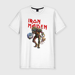 Мужская slim-футболка Iron Maiden: Zombie