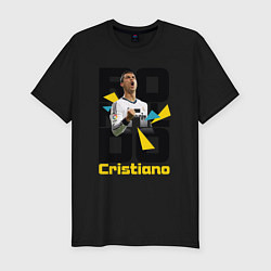 Футболка slim-fit Ronaldo Funs, цвет: черный