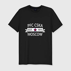Футболка slim-fit PFC CSKA Moscow, цвет: черный
