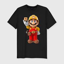 Футболка slim-fit Super Mario, цвет: черный