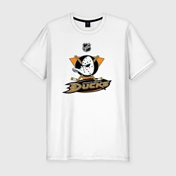 Мужская slim-футболка NHL: Anaheim Ducks