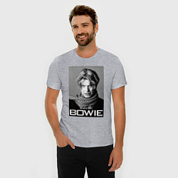 Футболка slim-fit Bowie Legend, цвет: меланж — фото 2